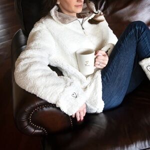 Pavilion Mom Sherpa Pullover Sweatshirt